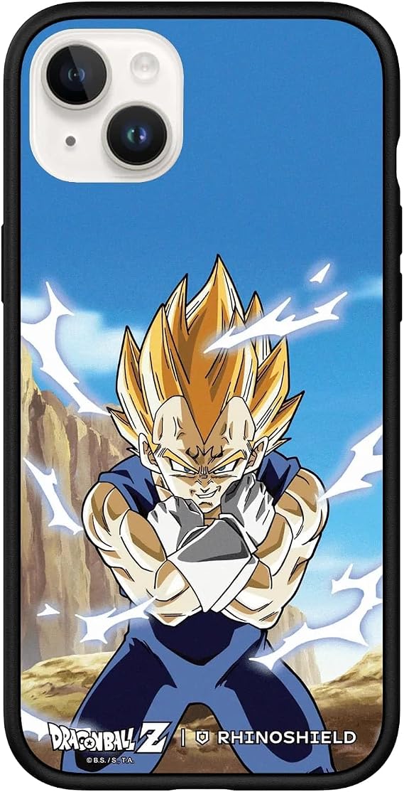 RhinoShield Mod NX MagSafe Compatible Case for iPhone 14 Plus | Z Dragon Ball Z Strong Magnetic, Bumper Case with Backplate, Modular 2 Way Design, Military Grade Drop Protection