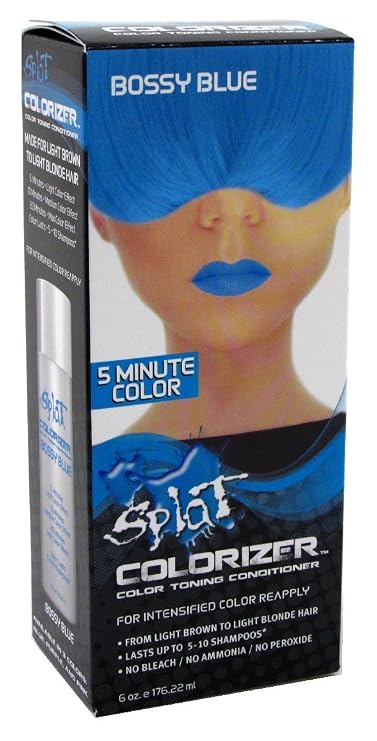 Splat Colorizer Color Toning Conditioner, Bossy Blue 6 oz