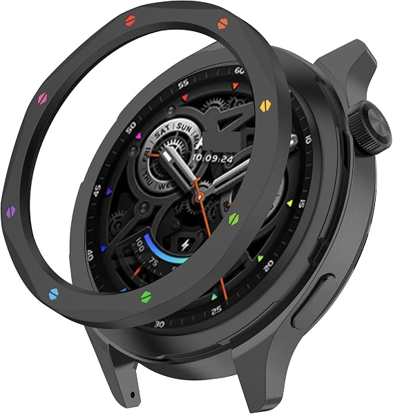 Metal Bezel Ring Suitable For Xiaomi Watch S4 Metal Bezel for Xiaomi Watch S3 Protector Covers Replacement Bezel Screen Anti Scratch Protector Accessories (1)