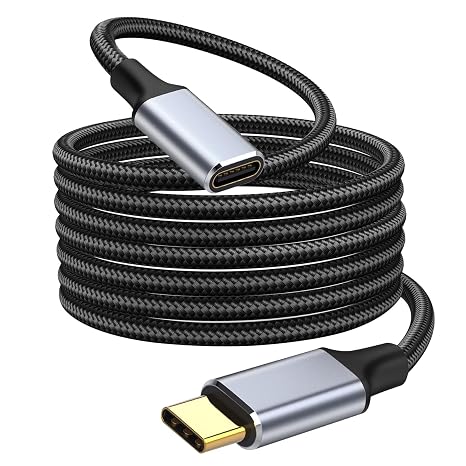 USB C Extension Cable 3m 100W 3.1/10Gbps Type C Male to Female