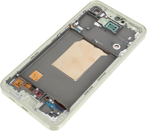 for A55 5G Screen Replacement with Frame, LCD Full Assembly Kit Screen Replacement for A55 5G, Touch Screen Digitizer Assembly with Repair Tools (Gold)