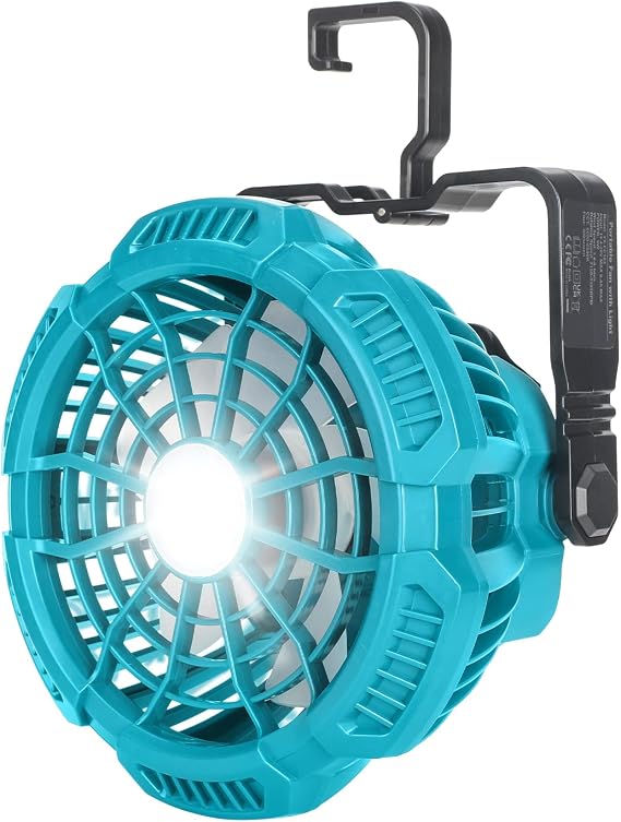 For Makita 18V Fan, 3 Speed Cordless Brushless Motor Low Noise for Camping, Gym Garage Travel Office Bedroom (MT-FC103 FAN)