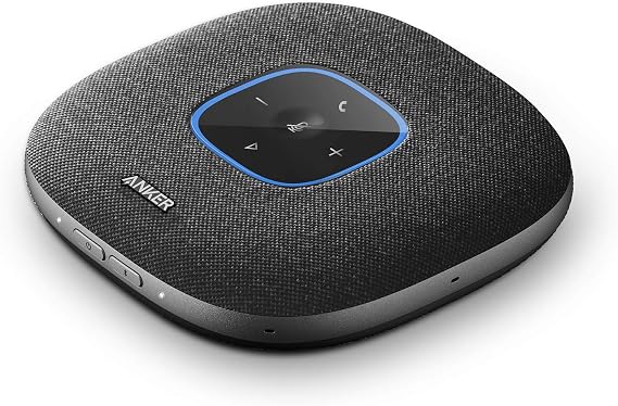 Anker PowerConf S3 Speakerphone with 6 Mics, Enhanced Voice Pickup, 24H Call Time, App Control, Bluetooth 5, USB C, Conference Speaker Compatible with Leading Platforms, Home Office