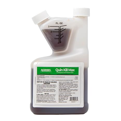 Agrisel QuinKill Max Weed Killer, Post-Emergent, Targets Tough Weeds, Lawn-Friendly, Pet Safe, 16 Ounces