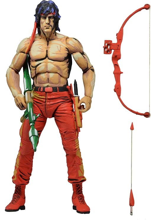 NECA Rambo 7" First Blood Part II Action Figure (Classic Video Game Appearance)