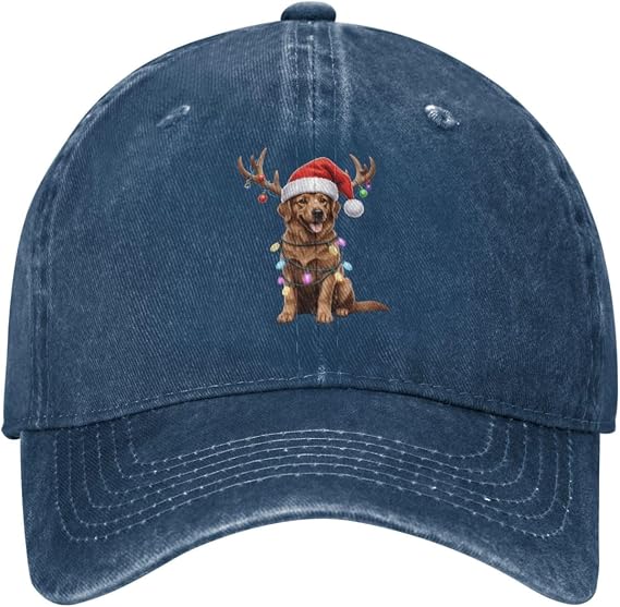 Christmas Dog Hat for Women Funny Baseball Hats Funny Gifts for Men