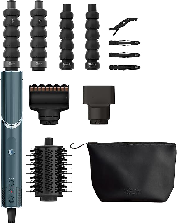 Shark FlexStyle 5-in-1 Air Styler & Hair Dryer, No Heat Damage HD456TLUK