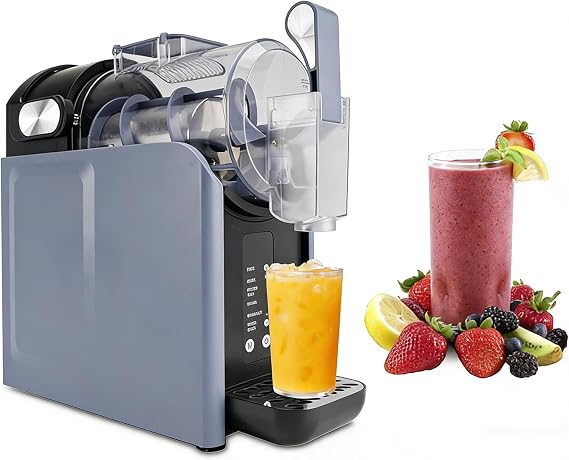 70 oz Slushie Machine No Ice Needed Frozen/Iced Drink Maker with 5 Preset Programs, Slushy Machine for Home Party, Iced Coffee, Milkshake, Margarita Maker, Smoothie, Automatic Cleaning, Easy Operation