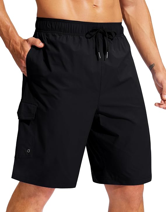 G Gradual Men's Swim Trunks No Liner 9" Board Shorts Quick Dry Bathing Suit