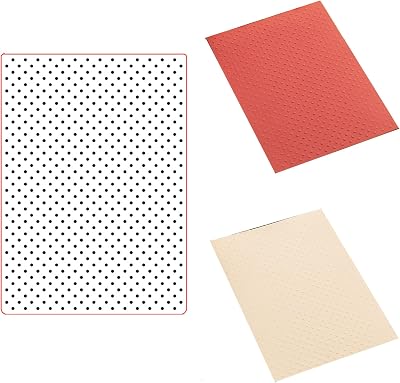 Arbuya Dots Background Plastic Embossing Folders for Card Making or Journaling DIY Template Photo Album Paper Handmade Scrapbooking Craft Decoration Mold