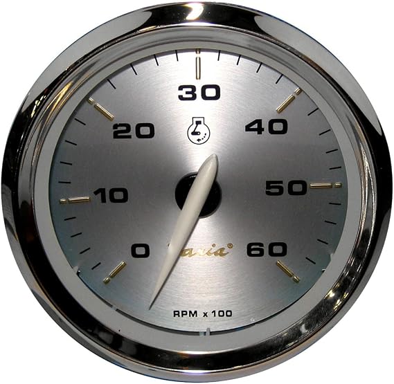 1 - Faria Kronos 4" Tachometer - 6,000 RPM (Gas - Inboard & I/O)