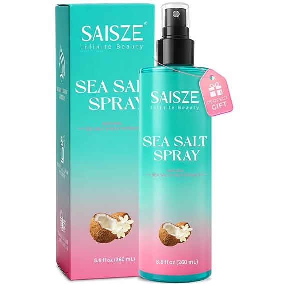 Sea Salt Spray for Women, Beach Vacation Essentials 8.8 oz