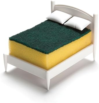 OTOTO Cute Sponge Holder for Kitchen Sink - Dishwasher Safe Sponge Organizer- Compact, Organizer, Kitchen Sink Accessories, Sponge Holder