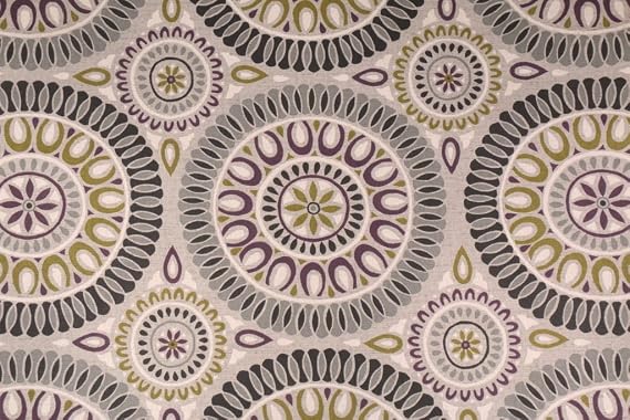 Discount Fabric Richloom Upholstery Drapery Linen Embark Flagstone Medallion OO21