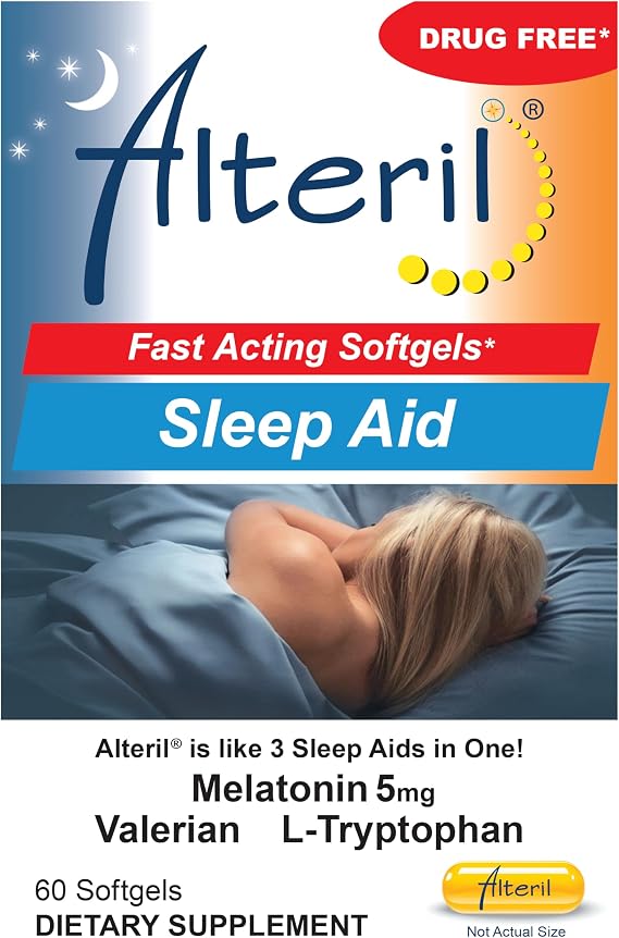 Alteril Natural Sleep Aid Soft Gel 60ct