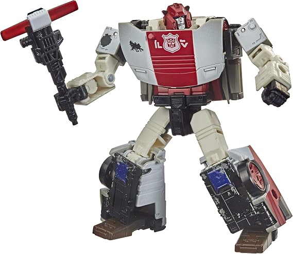 Transformers War for Cybertron WFC Netflix 6" Deluxe Exclusive - Red Alert | Transformers War For Cybertron Netflix Trilogy White 6 Inch Action Figure Deluxe Class Exclusive - Red Alert