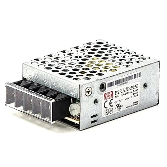 Meanwell RS-15-12 Enclosed Type 15.6W 12V 1.3A Single Output Mean Well Switching