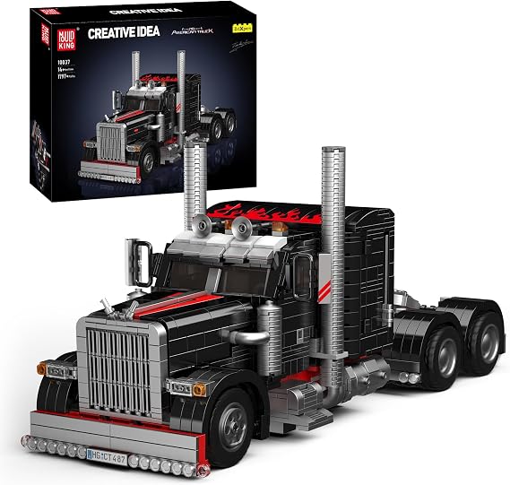 Mould King 10037 Heavy-Duty Tow Truck Building Toy Set, MOC Road Trailers Building Toys, Technology Wreckers Toy for Adult 14+ (1,797 Pieces)