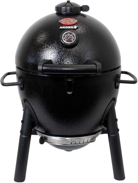 Char-Griller E6714 AKORN Jr. Kamado Ash Portable Charcoal Grill