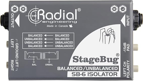 Radial StageBug SB-5 Laptop DI