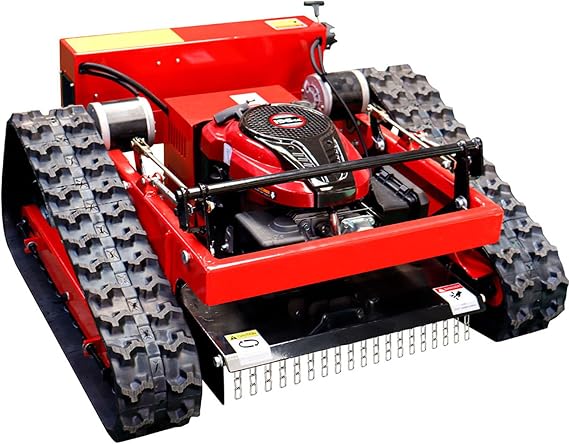 Remote Control Track Lawn Mower for 45 Slope Large Turf Grass