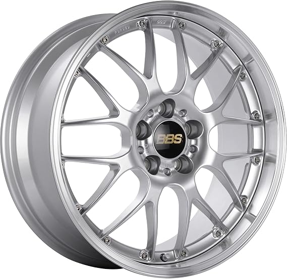 BBS RSGT Silver Wheel with Machined Finish (19x9.5"/5x120mm, +40 offset)