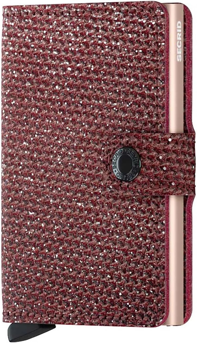 Red Dark Sparkle Miniwallet tarafından Secrid