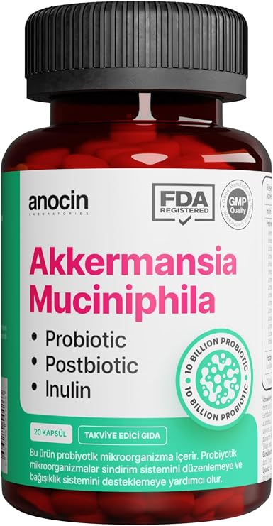 Anocin Akkermansia Probiotic, 20 Capsules