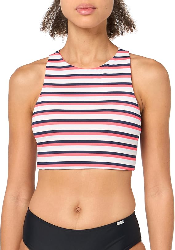 Carve Designs Women's Sanitas Reversible Top, Navy Haku/Navy Bayside, LG