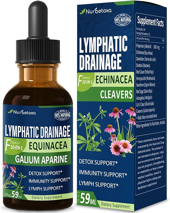 Cleavers Lymphatic Drainage Drops - 2oz | Drenaje Linfatico Gotas