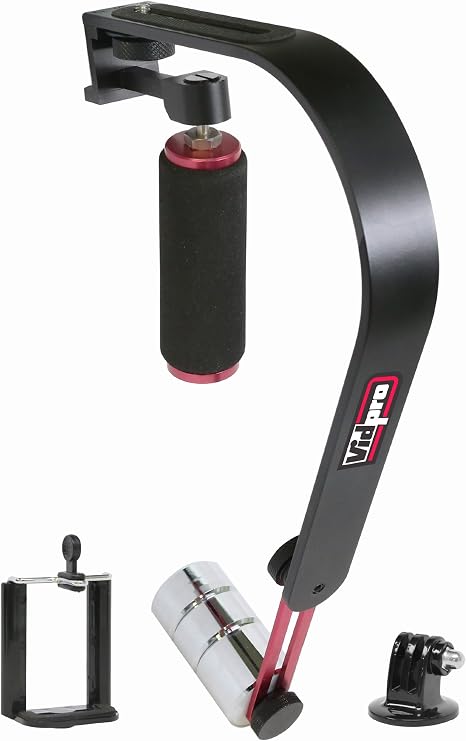 Sony Cyber-Shot DSC-HX80 Digital Camera Handheld Video Stabilizer - for Digital Cameras, Camcorders and Smartphones - Go Pro & Smartphone Adapters Included
