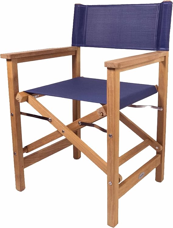 SeaTeak Director's Chair | with DURASLING Fabric Seat Cover | Foldable Directors Chair