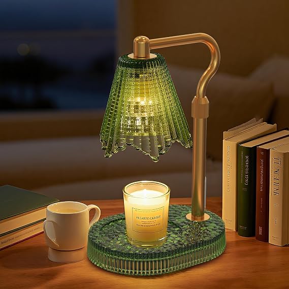 Candle Warmer Lamp, Timer & 4-Level Dimmer, Adjustable Height