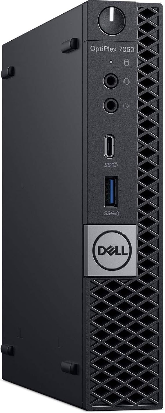 Dell OptiPlex 7060 Micro Form Factor Desktop Computer Intel 8th Gen Core i7-8700T 2.40 GHz (Up to 4.00 GHz) 6-Core 12MB Cache 35W Processor 8GB DDR4-2666MHz Memory 500GB SATA SSD Windows 10 Pro