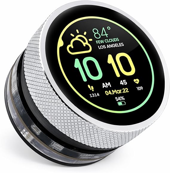 1.28" ESP32-S3 Round Knob Touch Display, 240240 Rotary Display