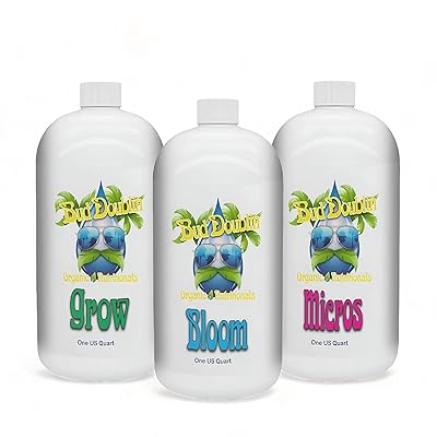 GS Plant Foods Bud Doublin - Pack of 3-32oz Bottles Premium Organic Plant Nutrients for Hydroponic Growth, Balanced Formula for Optimal Root Development, Easy to Use,1 Quart Each