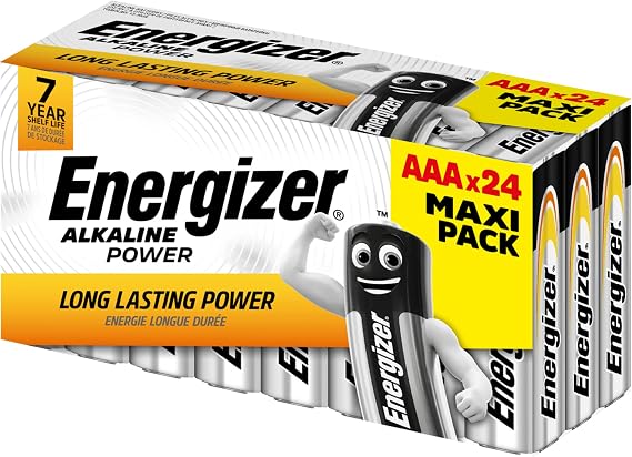 Energizer Battery EN92 Battery, AAA, Alkaline, Industrial (Pack of 24)