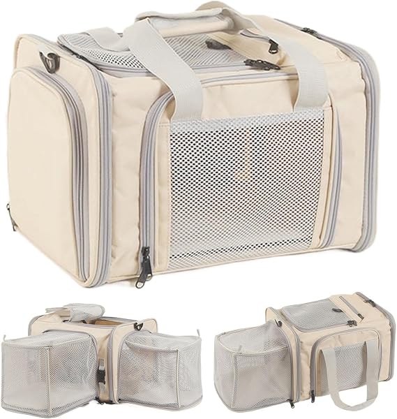 Dog Carrier Airline Approved Breathable Soft Crate