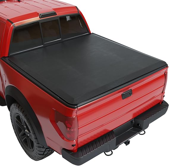 KYBOLT Soft Roll UP Truck Bed Tonneau Cover for 2004-2008 Ford F150(Excl.2004 Heritage),Rolling up Bed Cover Compatible with 2004 2005 2006 2007 2008 Ford F-150,5.5ft Bed,Fleetside