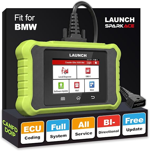 LAUNCH Creader Elite X500 for BMW OBD2 Scanner, Full System Diagnostic Tool