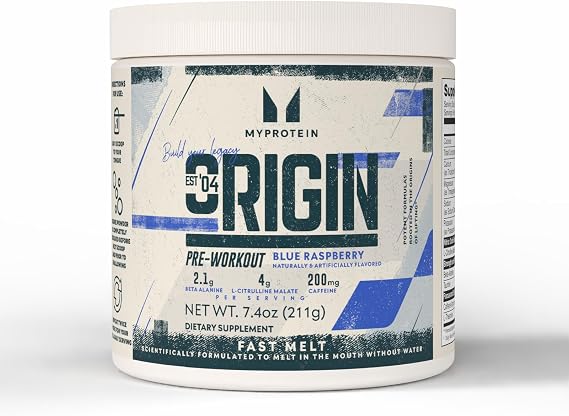 MYPRO Origin Pre Workout Fast Melt (USA), Blue Raspberry, 18 Servings