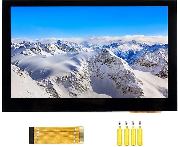 Waveshare 4.3 Inch DSI LCD Screen for Raspberry Pi 4B/3B+/3A+/3B/2B/B+/A+, Touch Screen 800480 Monitor IPS Capacitive Screen with MIPI DSI Interface