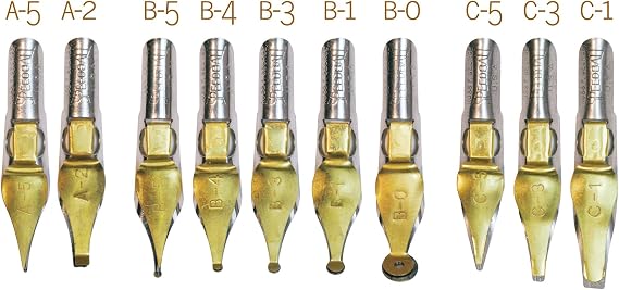 Speedball 30710 10 Pen Nib Assorted Set