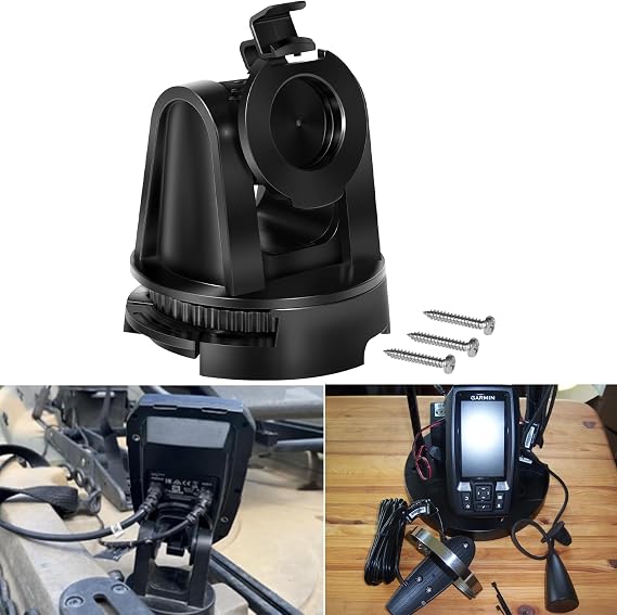 Secure Tilt/Swivel Mount for Garmin Striker 4, 4/Plus 4/4Cv, 010-12439-10,Balck