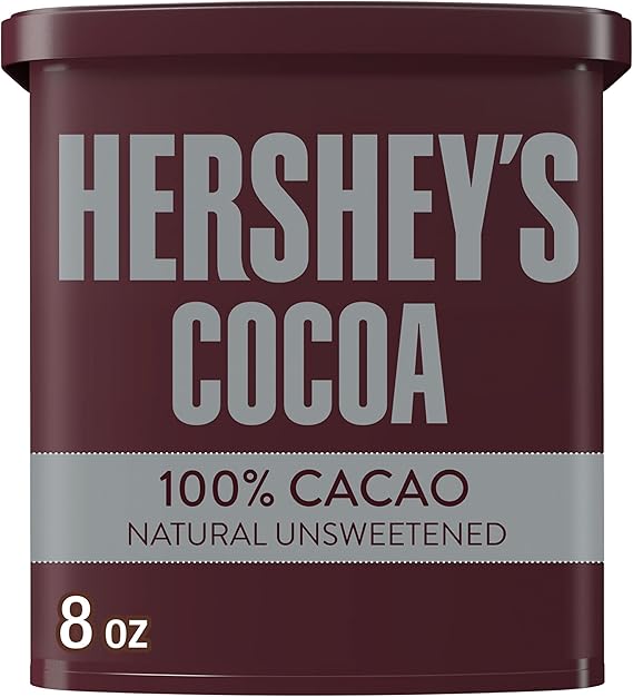 HERSHEY'S Natural Unsweetened Cocoa, 8 Ounce