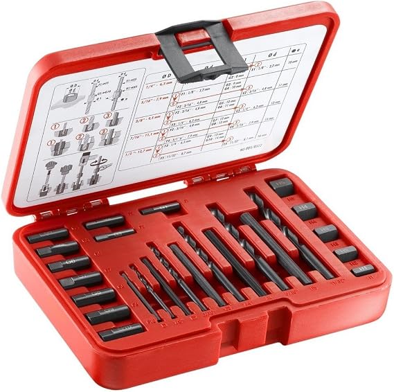 Facom 885 Stud Puller Right with Left-Hand Pitch Set, 6mm -14mm