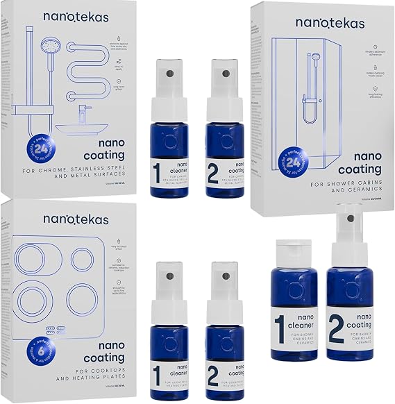 Nano Coating Bundle for Glass, Cooktops & Metal Surfaces
