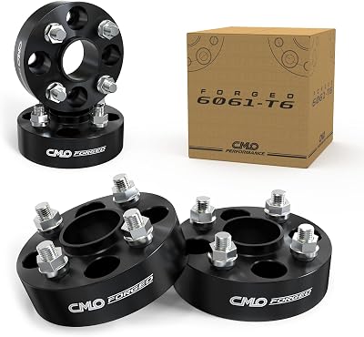 Customadeonly 4x114.3 Forged Hubcentric Wheel Spacers Black 38mm 1.5 Inch 4pcs – Compatible for Nissan 240SX, 300ZX, Sentra, 240Z, 280ZX, Infiniti G20, M30 66.1mm Center Bore, M12x1.25 Studs