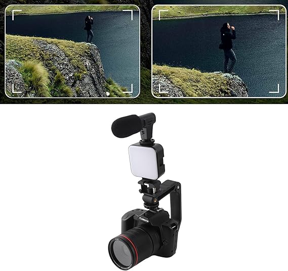 64MP 4K HD Night Digital Camera 3in Color Display 16X Zoom Wide Angle with Fill Light