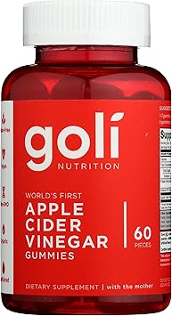 Goli Nutrition, Gummies Apple Cider Vinegar 60 Count